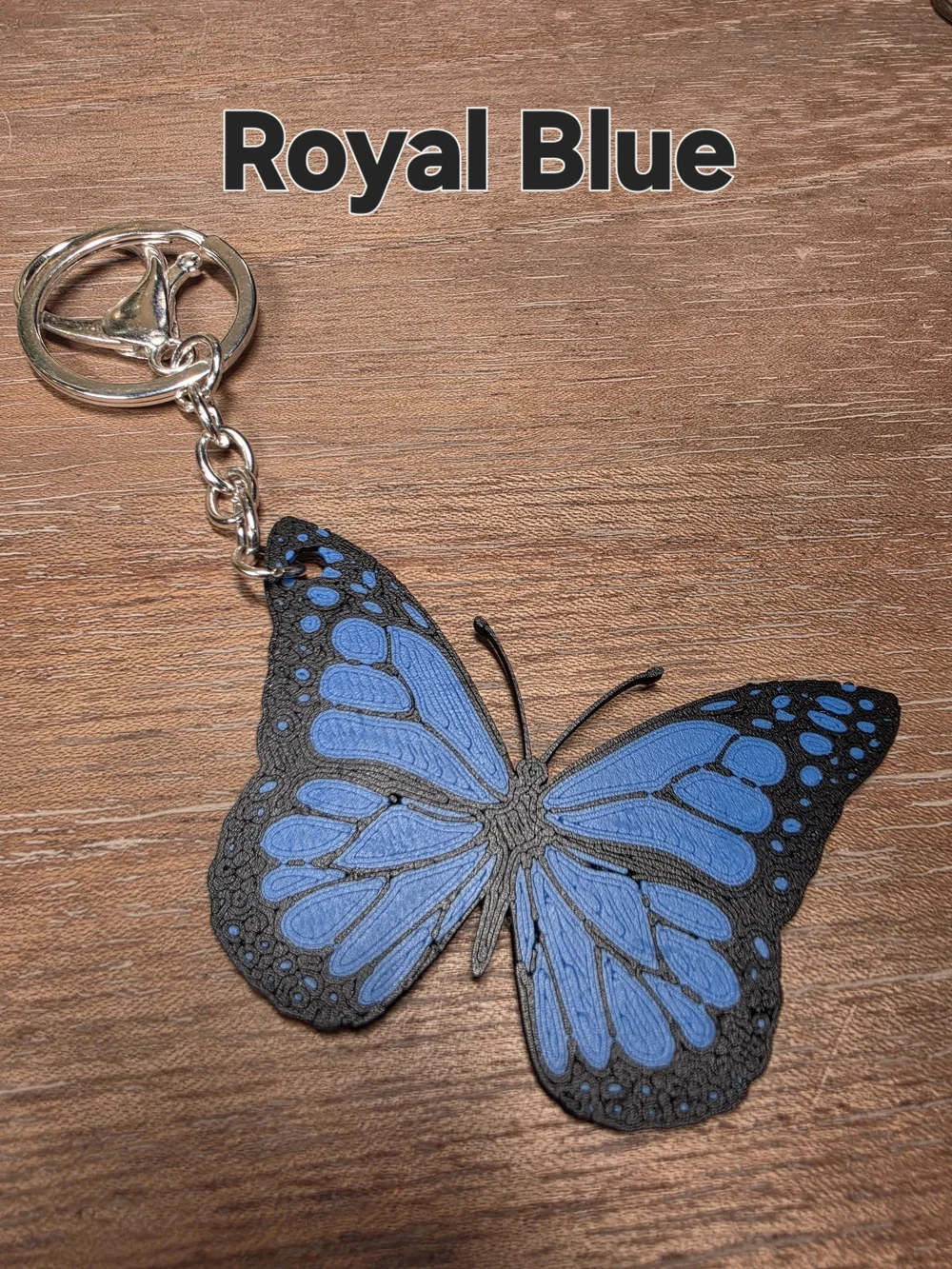 Handcrafted 3D Butterfly Bag Charm / Key Chains - Choose Your Color - NWT! - Picture 10 of 13